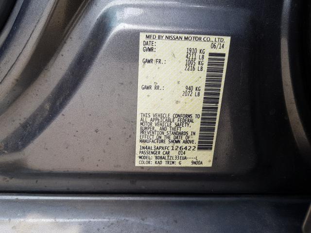 Photo 9 VIN: 1N4AL3APXFC126422 - NISSAN ALTIMA 2.5 