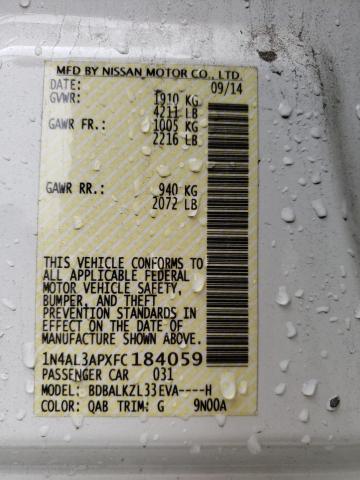 Photo 11 VIN: 1N4AL3APXFC184059 - NISSAN ALTIMA 2.5 