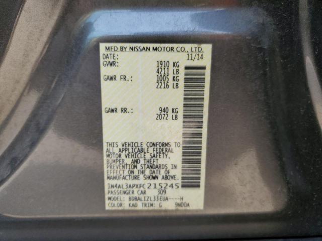 Photo 11 VIN: 1N4AL3APXFC215245 - NISSAN ALTIMA 