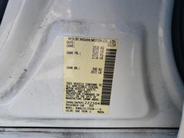 Photo 9 VIN: 1N4AL3APXFC222504 - NISSAN ALTIMA 2.5 