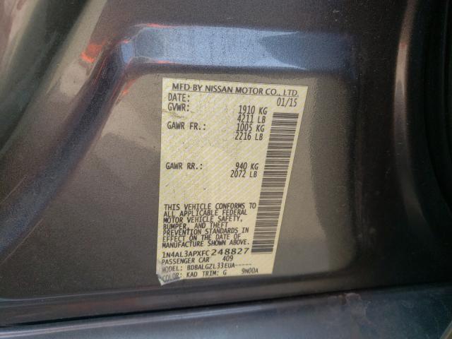 Photo 9 VIN: 1N4AL3APXFC248827 - NISSAN ALTIMA 2.5 