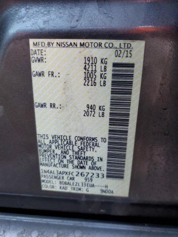 Photo 11 VIN: 1N4AL3APXFC267233 - NISSAN ALTIMA 