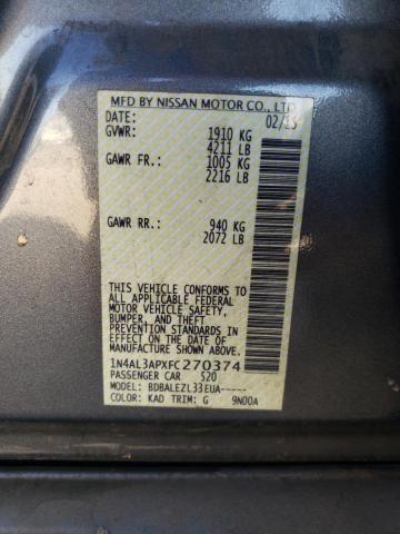 Photo 11 VIN: 1N4AL3APXFC270374 - NISSAN ALTIMA 2.5 