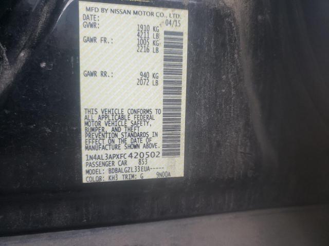 Photo 9 VIN: 1N4AL3APXFC420502 - NISSAN ALTIMA 2.5 