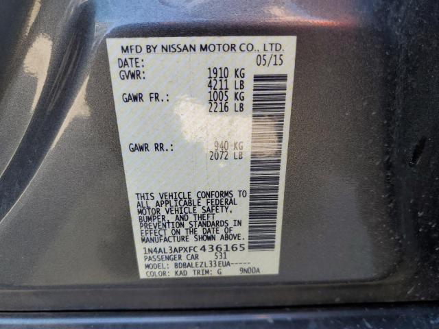 Photo 11 VIN: 1N4AL3APXFC436165 - NISSAN ALTIMA 2.5 