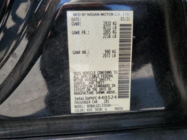 Photo 12 VIN: 1N4AL3APXFC440524 - NISSAN ALTIMA 