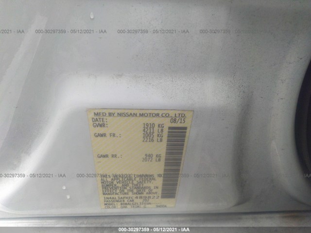 Photo 8 VIN: 1N4AL3APXFC489822 - NISSAN ALTIMA 