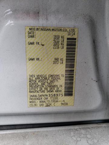 Photo 11 VIN: 1N4AL3APXFN358975 - NISSAN ALTIMA 