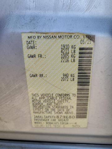 Photo 11 VIN: 1N4AL3APXFN879680 - NISSAN ALTIMA 2.5 