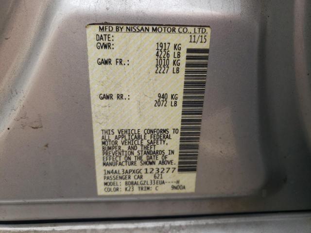 Photo 12 VIN: 1N4AL3APXGC123277 - NISSAN ALTIMA 2.5 