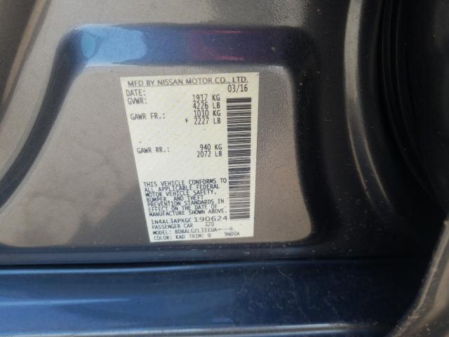 Photo 9 VIN: 1N4AL3APXGC190624 - NISSAN ALTIMA 2.5 