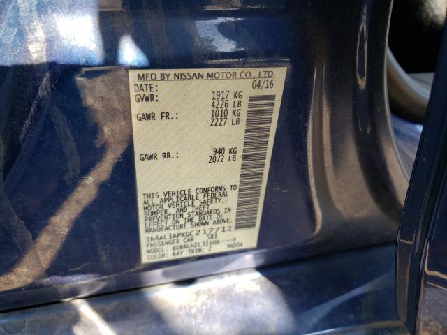 Photo 9 VIN: 1N4AL3APXGC217711 - NISSAN ALTIMA 2.5 