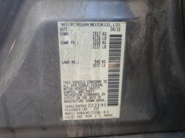 Photo 12 VIN: 1N4AL3APXGC222195 - NISSAN ALTIMA 2.5 