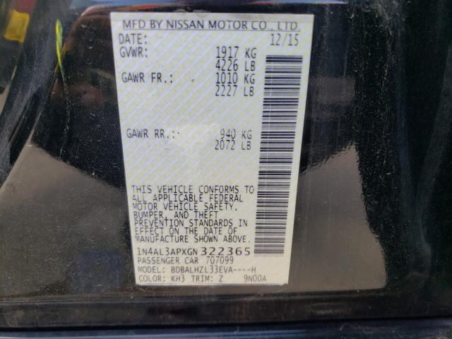 Photo 9 VIN: 1N4AL3APXGN322365 - NISSAN ALTIMA 2.5 