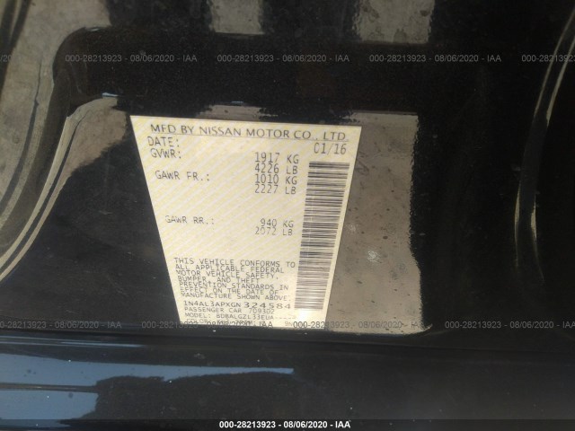 Photo 8 VIN: 1N4AL3APXGN324584 - NISSAN ALTIMA 