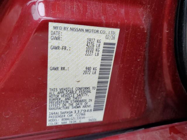 Photo 11 VIN: 1N4AL3APXGN337948 - NISSAN ALTIMA 2.5 