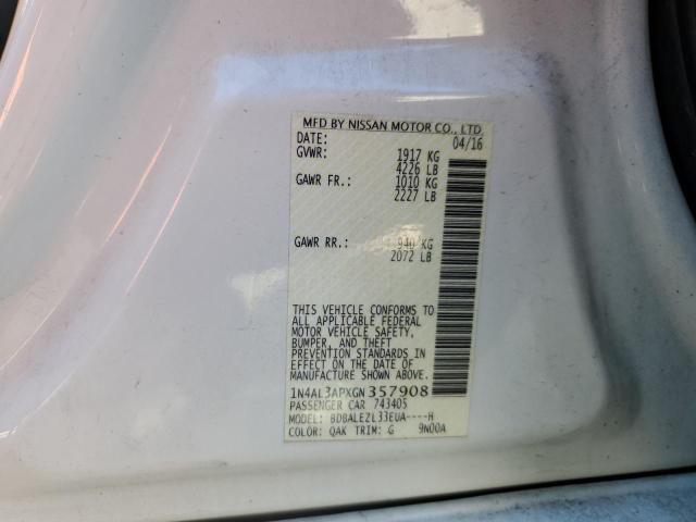 Photo 11 VIN: 1N4AL3APXGN357908 - NISSAN ALTIMA 2.5 