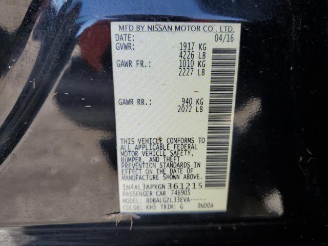 Photo 12 VIN: 1N4AL3APXGN361215 - NISSAN ALTIMA 2.5 