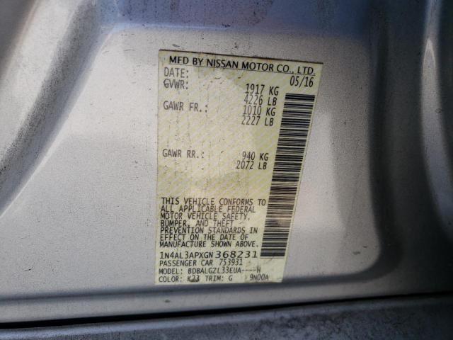 Photo 11 VIN: 1N4AL3APXGN368231 - NISSAN ALTIMA 2.5 