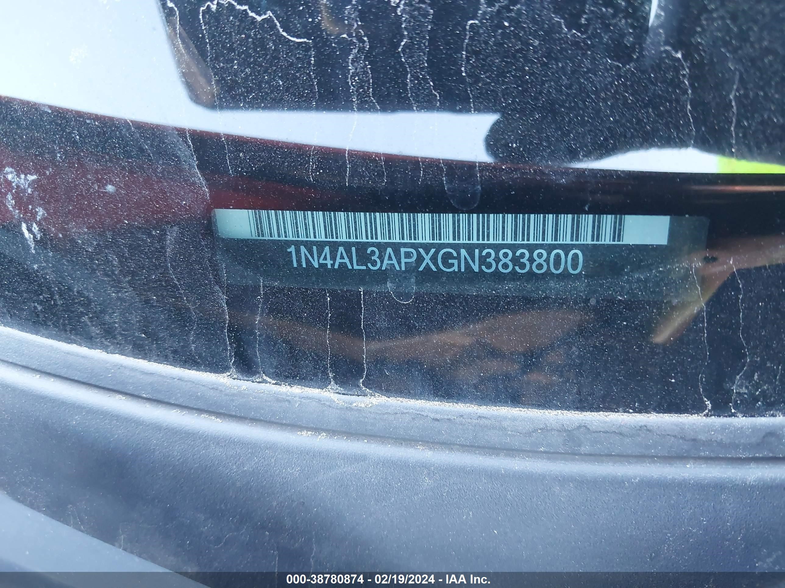 Photo 8 VIN: 1N4AL3APXGN383800 - NISSAN ALTIMA 