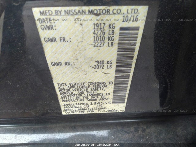 Photo 8 VIN: 1N4AL3APXHC134555 - NISSAN ALTIMA 