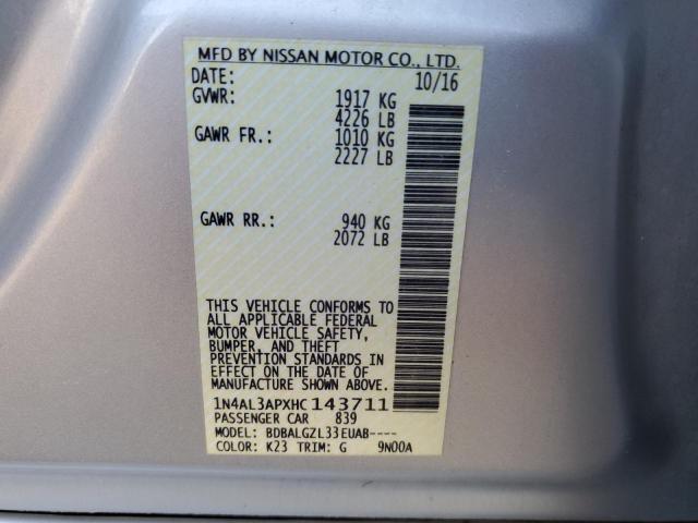 Photo 11 VIN: 1N4AL3APXHC143711 - NISSAN ALTIMA 