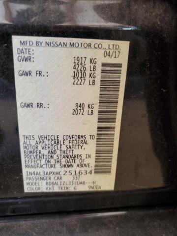 Photo 11 VIN: 1N4AL3APXHC251634 - NISSAN ALTIMA 