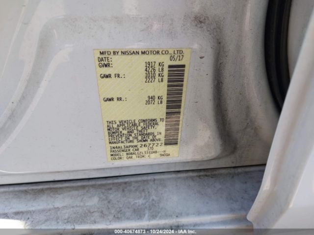 Photo 8 VIN: 1N4AL3APXHC267722 - NISSAN ALTIMA 