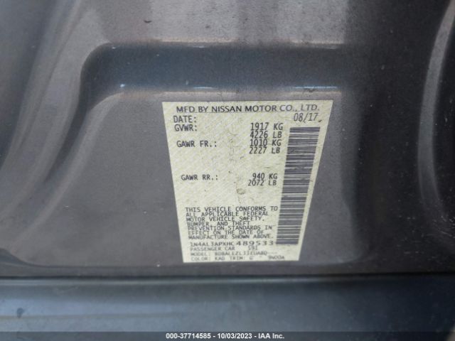 Photo 8 VIN: 1N4AL3APXHC489533 - NISSAN ALTIMA 