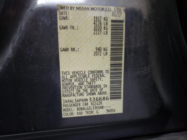 Photo 9 VIN: 1N4AL3APXHN336686 - NISSAN ALTIMA 2.5 