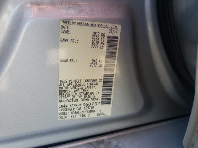 Photo 9 VIN: 1N4AL3APXHN360762 - NISSAN ALTIMA 2.5 