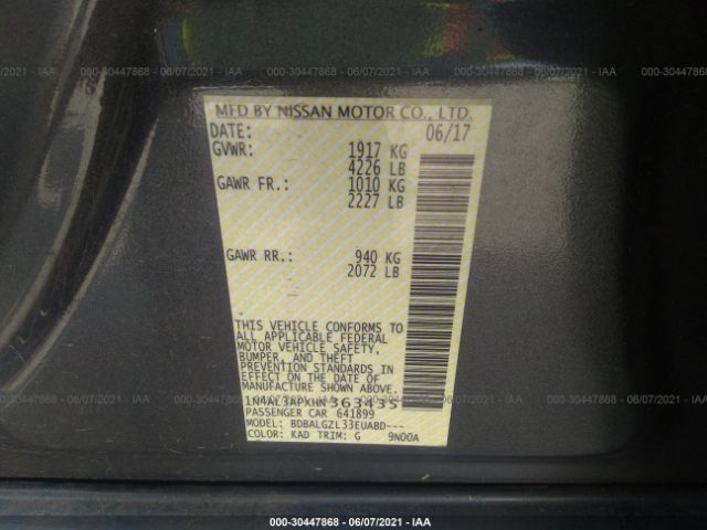 Photo 8 VIN: 1N4AL3APXHN363435 - NISSAN ALTIMA 