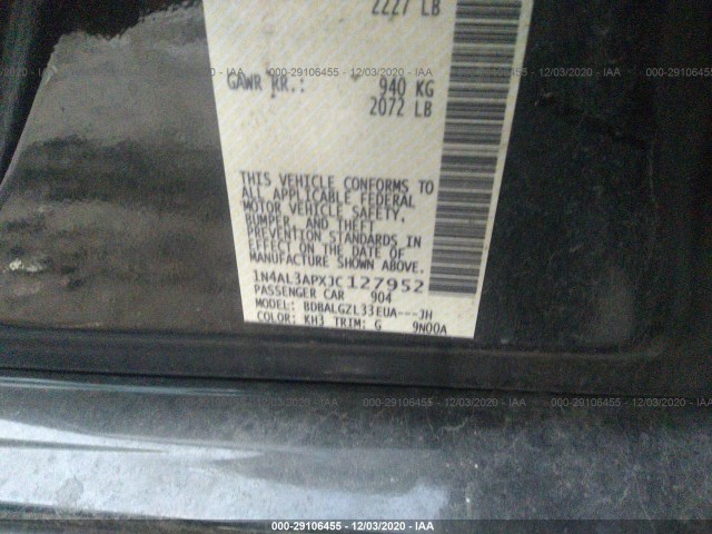 Photo 8 VIN: 1N4AL3APXJC127952 - NISSAN ALTIMA 