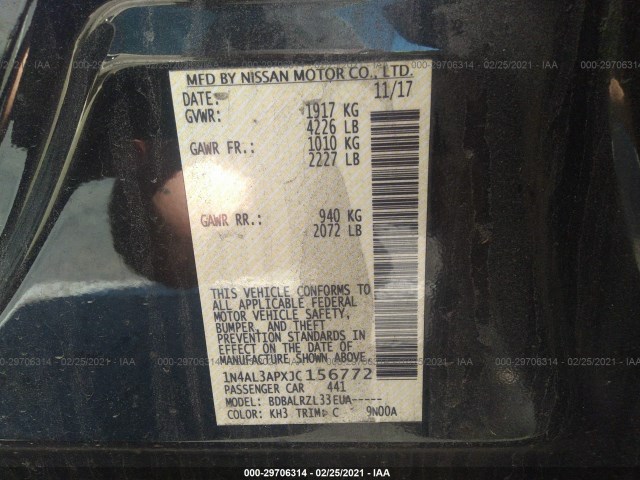 Photo 8 VIN: 1N4AL3APXJC156772 - NISSAN ALTIMA 