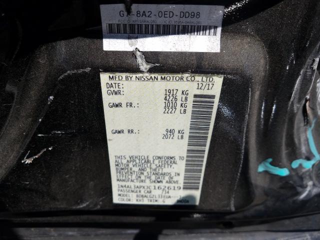 Photo 9 VIN: 1N4AL3APXJC162619 - NISSAN ALTIMA 2.5 