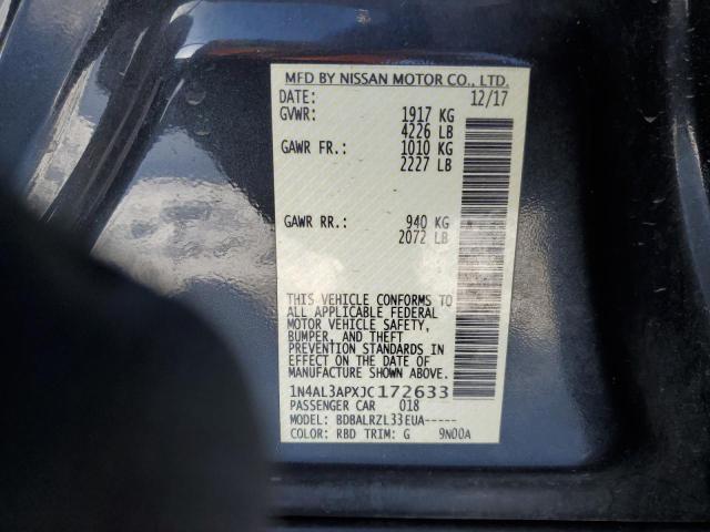 Photo 11 VIN: 1N4AL3APXJC172633 - NISSAN ALTIMA 2.5 