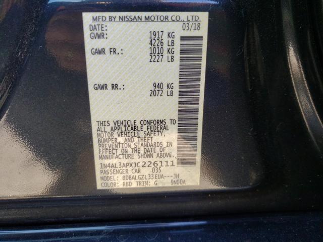 Photo 9 VIN: 1N4AL3APXJC226111 - NISSAN ALTIMA 2.5 