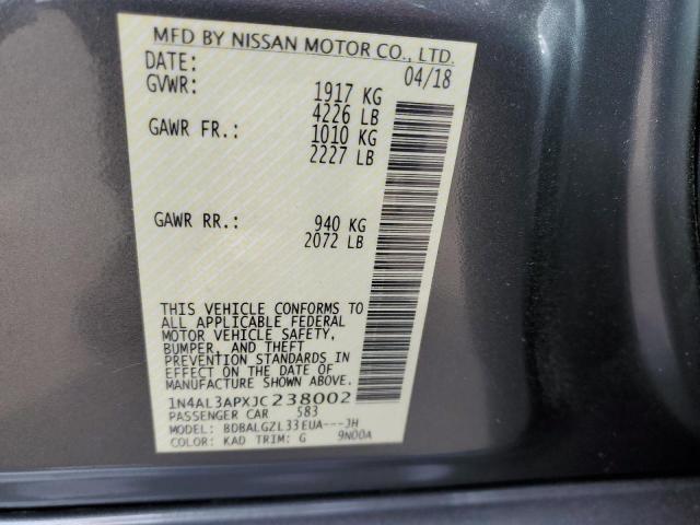 Photo 11 VIN: 1N4AL3APXJC238002 - NISSAN ALTIMA 2.5 