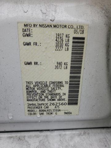 Photo 11 VIN: 1N4AL3APXJC262560 - NISSAN ALTIMA 2.5 