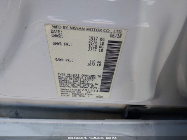 Photo 8 VIN: 1N4AL3APXJC281531 - NISSAN ALTIMA 