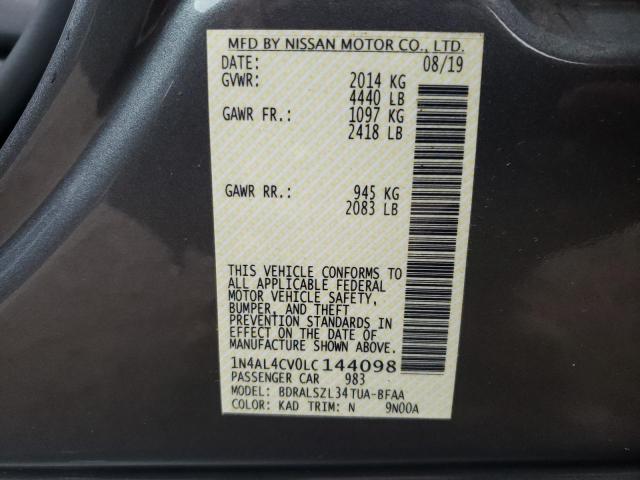 Photo 11 VIN: 1N4AL4CV0LC144098 - NISSAN ALTIMA 