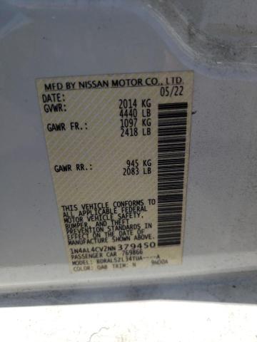 Photo 12 VIN: 1N4AL4CV2NN379450 - NISSAN ALTIMA SR 