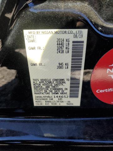 Photo 12 VIN: 1N4AL4FV6LC144652 - NISSAN ALTIMA PLA 