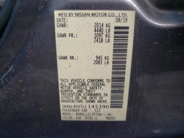 Photo 9 VIN: 1N4AL4FV7LC145390 - NISSAN ALTIMA PLA 