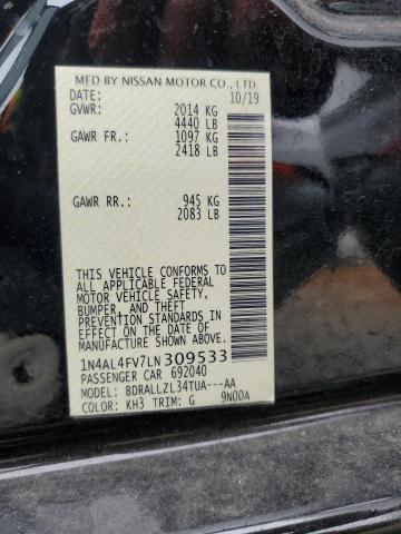 Photo 11 VIN: 1N4AL4FV7LN309533 - NISSAN ALTIMA PLA 