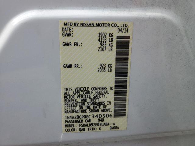 Photo 12 VIN: 1N4AZ0CP0EC340506 - NISSAN LEAF 