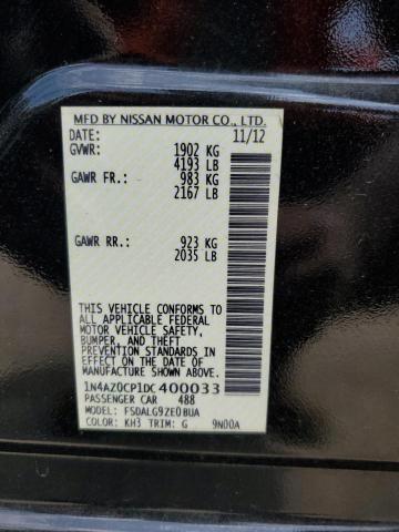 Photo 11 VIN: 1N4AZ0CP1DC400033 - NISSAN LEAF 