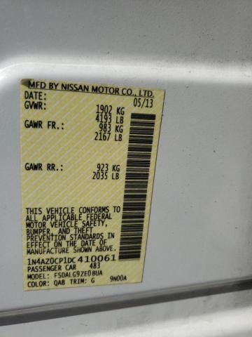 Photo 11 VIN: 1N4AZ0CP1DC410061 - NISSAN LEAF 