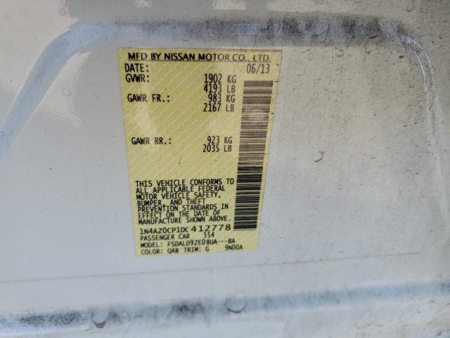 Photo 11 VIN: 1N4AZ0CP1DC412778 - NISSAN LEAF 