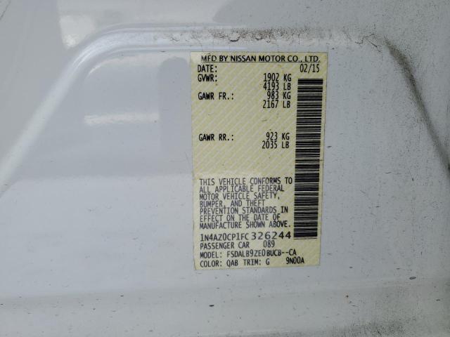 Photo 11 VIN: 1N4AZ0CP1FC326244 - NISSAN LEAF 